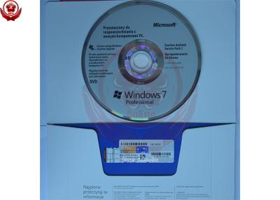 China Full Version Windows 7 Pro Coa Sticker OEM Server Software 32 Bit / 64 Bit for sale