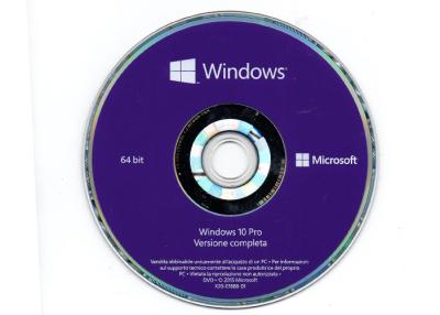 China Versión completa del triunfo 10 multi del OEM del pedazo de la etiqueta engomada 64 del COA de Windows 10 de la lengua favorables favorable en venta