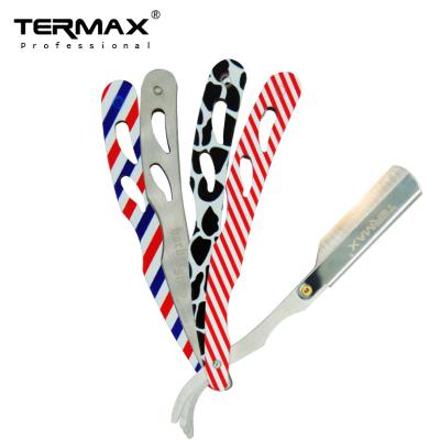 China Stainless Steel Single Fold Blade Barber Straight Razor With Stainless Steel Blade for sale