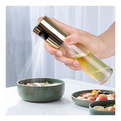 China 100ml Small Glass Hand Spray Edible Oil Bottle Heatable Wholesale Oil Jar Glass Kitchenware for BBQ for sale