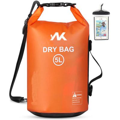 China Outdoor Activity Amazon Hot Waterproof Dry Bag For Women Rolling Office Dry Bag Storage Backpack With Phone Case For Travel, Swimming And Boating for sale