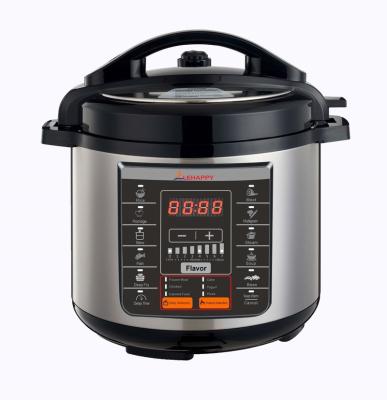 China Hotel 6L Aluminum Digital Multi Function Rice Cooker Stainless Steel Electric Pot Pressure Cooker for sale