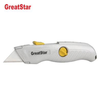 China OEM Self Slide Knife Open Retractable Safety Cutter Utility Knife for sale