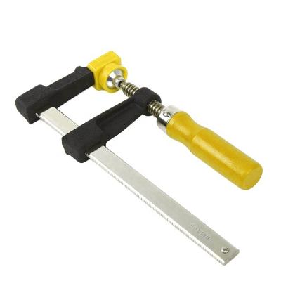 China Extremely Rigid 50X200MM Rail Woodworking Clamping And Tying Tools Drop Forged Steel Bar Clamps Sliding Bar F Clamp for sale