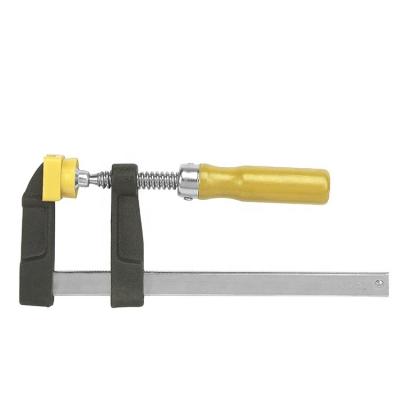 China Extremely Rigid Rail Woodworking Clamping And Tying Tools Drop Forged 80X300MM Steel Bar Clamps Sliding Bar F Clamp for sale