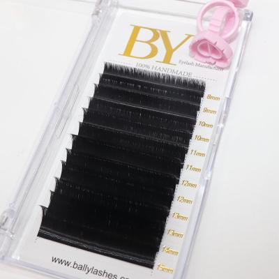 China Natural Soft BY Lash Extension Kit Lash Fan Colored Lash Extensions For Lashing Trays for sale