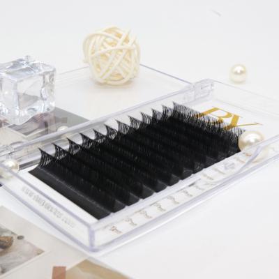 China Eyelash extension application tools dark ballylash and matte black easy to fan wick technology volume lash factory for sale