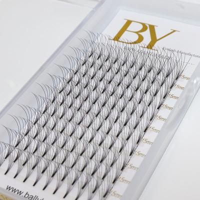 China High Quality Natural Premade Fan Eyelash Extension Long Private Label Lash Tray Korean Volume Lash Extensions for sale