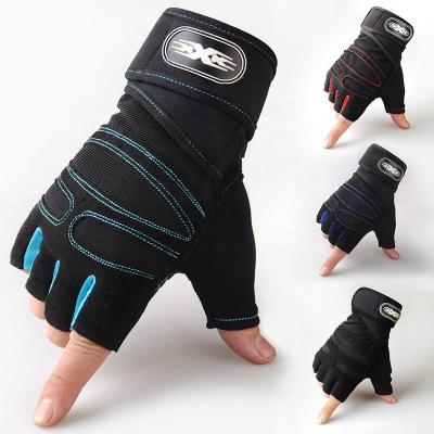 China Gym Training Gloves Fitness Weightlifting Workout Gloves with Wrist Support Custom Weightlifting Fitness Weightlifting Women Gym Gloves for sale