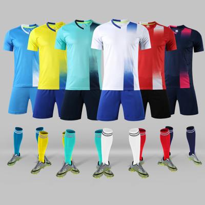 China Soak Up And Soccer Jerseys Custom Blank Set Football Sweat Away Soccer Jersey Football Jerseys To Wear Original Soccer T-Shirt Jersey For Red And White for sale