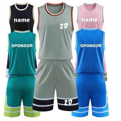 China Wholesale Cheap Antibacterial Simple Comfortable Sports Uniform Fabrics Custom Design Basketball Tank Top for sale