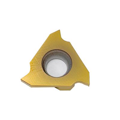 China CNC lathe bei lei de  CNC blade Yellow coating Vertical installationShallow groove bladeTGF32RCirclip groove cutterSpecial for steel parts for sale