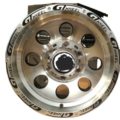 China Car Aluminum Alloy Wheels Off Road Machine 4X4 Black Face Wheels for sale