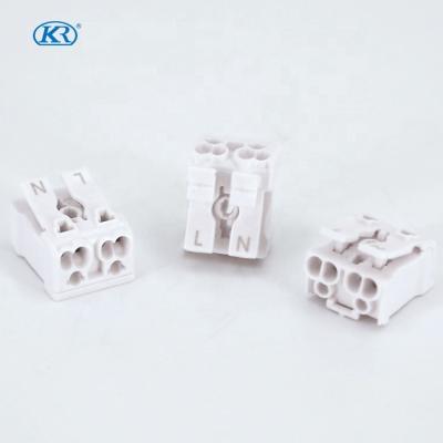 China For Bidirectional Led Plus-In Plastic Terminal Block Connector 2-Pole Thermal For Led 450V 16A T110 K923-2A for sale