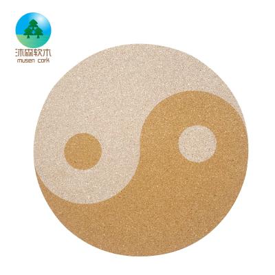 China Decorate Musen base wholesale printable white cork board12*12*0.5 in chat disc printing custom square cork wooden message boards for sale