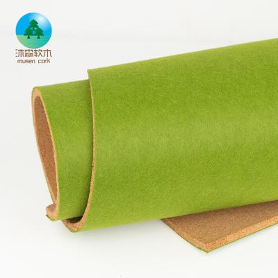 China Eco-Friendly Single Side Announcement Colored Cork Roll Notice Memo Announcement Cork Roll Eco-Friendly Wholesale Cork Sheet 2 - 8mm for sale