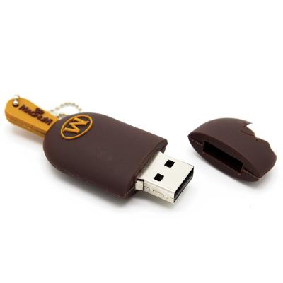 China Promotion\Business\School\Office Customized Design Special Ice Cream Logo USB Flash Drive USB 2.0 Flash Pen Drive Thumb Drive For Christmas Gifts for sale