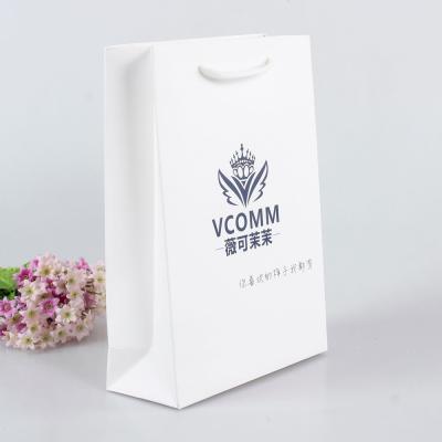 China Factory Printed Goods Packaging Paper Bags Fashion Waterproof And Beautiful Custom Handbags for sale