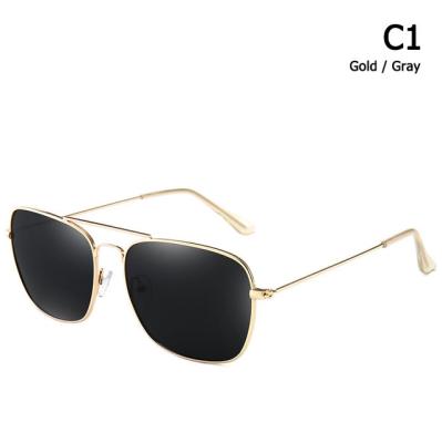 China Fashion Sunglasses Bogoo Classic 3136 CARAVAN DRIVER Sunglasses Men Driving Vintage Brand Design Polarized Square Sun Glasses for sale