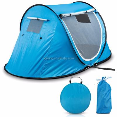 China Wholesale Automatic Tent UV-Resistant An Instant Portable Automatic Cabana Beach Tent - Suitable for 2 People - Doors on Both Sides for sale