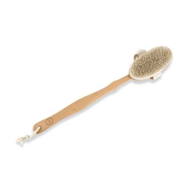 China Long Wooden Handle Bath Brush Massage Bath Blister Brush for sale