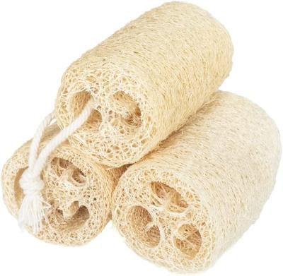 China Natural Body Raw Material Bath Sponge Body Scrubber Loofah For Kitchen Cleaning for sale