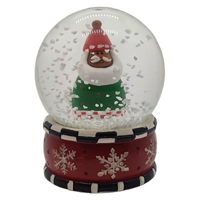 China Europe Wholesale Unicorn Diy Resin Couple Battery Powered Snow Globe Supplies for sale