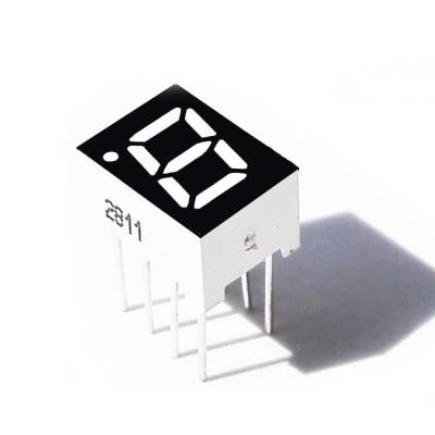 China Kinley Show 0.28 Inch KL2811 Micro 7 Segment Led Display 1 Digit FND Seven Segment Digital Led Indicator for sale