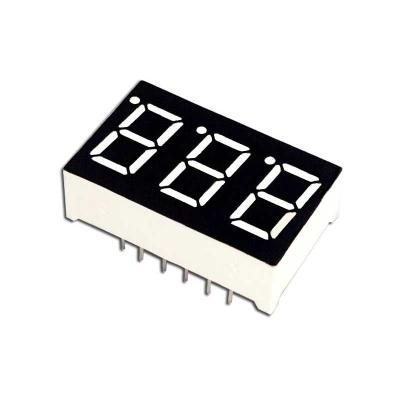 China Kinley Display 0.36 Inch 3 Digit 7 Segment Led Digital Display Module With Green Color for sale