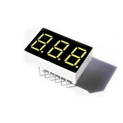 China Indoor 0.36 Inch 3 Digit 7 Segment Led Display Module White Color for sale