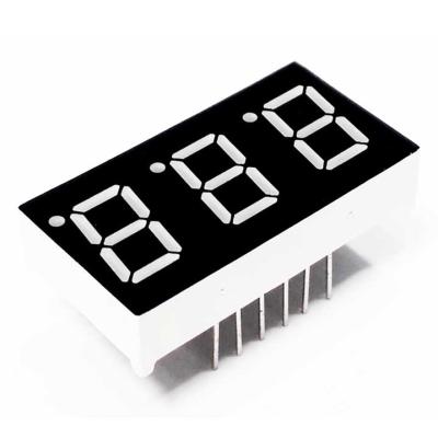 China Red 0.4 Inch 3 Digit 7 Segment Display Led Display Number for sale