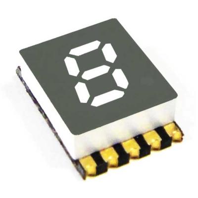 China Smallest Smd 7 segment led display 8.0mm smallest size white 7 segment led display 0.20inch smd seven segment led display for sale