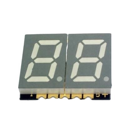 China Kinley Display Smd 7 Segment Led Display 0.39 Inch 2 Digit Pure Green From Factory for sale