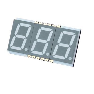 China Kinley led display 0.56 inch 3 digit 7 segment display ard uino smd seven segment display ultra thin common anode for sale