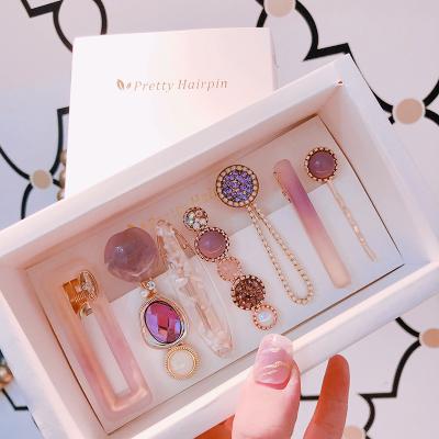 China Hairpin Korean Style Boxed Hair Clips Hair Accessories Clips Cute Christmas Hair Accessories Supplier for sale