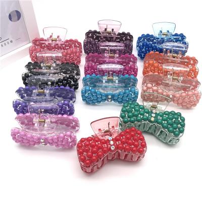 China New Fashion Gomi Shower Clip Hair Salon Korean Hair Accessories for girls kawaii pearl hair clips accessories for sale