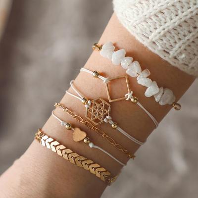 China FASHIONABLE High Quality Hot Selling Braided Crystal Jewelry Bracelets Healing Natural Stone Bracelet For Men for sale