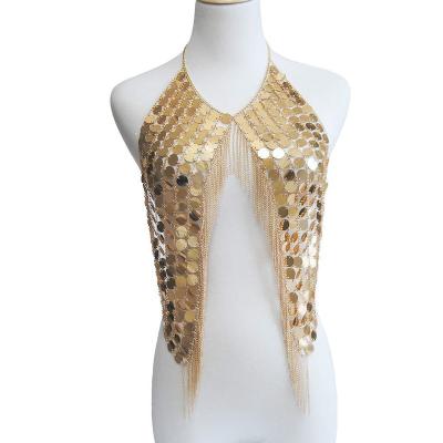 China BOHEMIA Gomi Sequin Body Chain Sexy Punk Body Chain Minimalist Korean Body Jewelry for sale