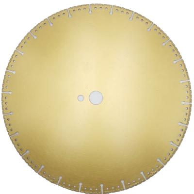 China Cut Effect 14 Inch Diamond Vacuum Brazed Saw Blade For All Cutting With Metal Cutting Sharp Cutting Disc for sale