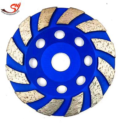 China 4 Inch Cold Press Circular Grinding High Effciency Carving Sinter Diamond Grinding Wheels For Granite en venta