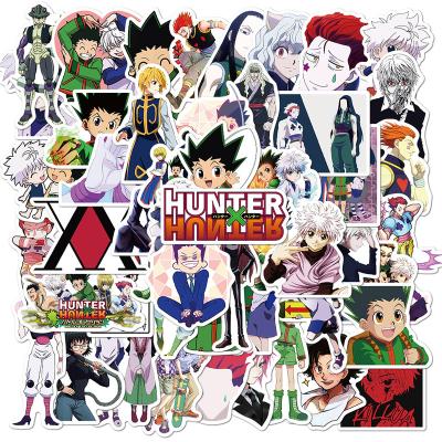 China Hunter X Hunter Mixed Stickers 50PCS Sun-protection NO-double Waterproof Vinyl Anime Sticker For Laptop Water Bottles Flask Skateboard Phone Sticker for sale