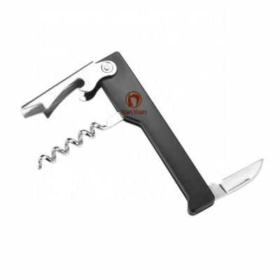 China Sustainable Amazon Custom Logo Blanks Multi Function Bottle Opener Corkscrew With Plastic Handle for sale