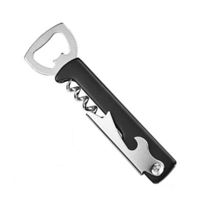 China Customized Viable Gift Bar Blade Corkscrew Wine Bottle Folding Beer Opener for sale