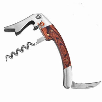 China Viable Amazon Top Selling Wedding Party Wooden Wine Bottle Opener Corkscrew for sale