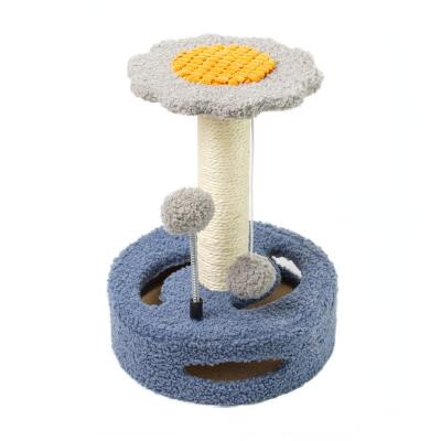 China New Self-Entertainment Cat Toy Cat Climbing Frame Sisal Cat Scratching Column for sale