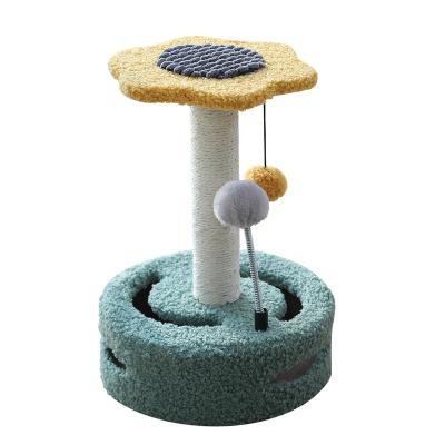 China New Cats Pet Scratching Board One Tree Cat Scratching Post Cat Climbing Toy Frame for sale