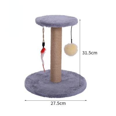 China Cats Sisal Round Table Table Cat Scratching Column Square Cat Climbing Frame for sale