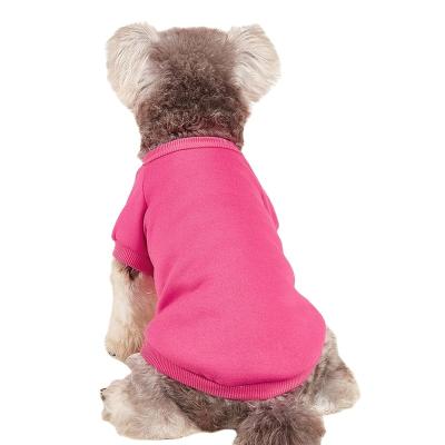 China Fashion spring and summer new pet clothes simple cute small dog sweater dog clothes solid color for sale