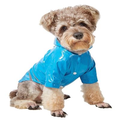 China Fashion Summer Pet Outdoor Raincoat Jacket PU Raincoat Cat Clothes Dog Clothes for sale