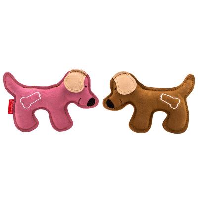 China Dog Manufacturers Wholesale Toy Pet Cowhide Sound Bite Resistant Molar Puppy Bite Dog Toy for sale